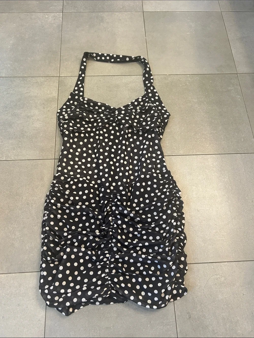 Lovers and Friends Judith Mini Dress in Black Polka Dot - Picture 4 of 10